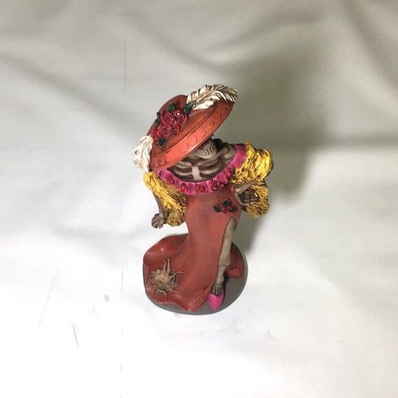 🛑 LADY Skeleton➕🆒 FIGURINE Carnival Party Halloween Day Dead Decor 💸BUY NOW‼️ - Picture 14 of 16